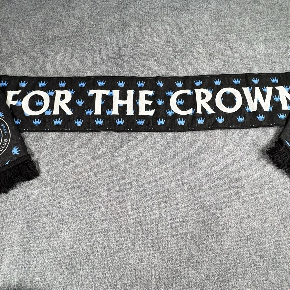Charlotte FC MLS Supporter Scarf Lot 3 Inaugural‎ Season Ticket For The Crown